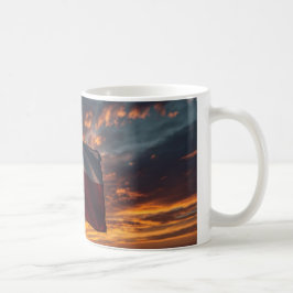 Caneca Pôr do Sol Bandeira do Texas - Xícara de Ca