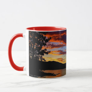 Caneca Pôr do sol Big Bear Lake CA