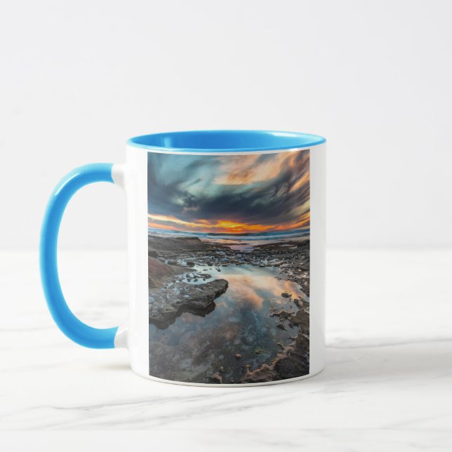 Caneca Pôr do sol das poças da maré (Esquerda)