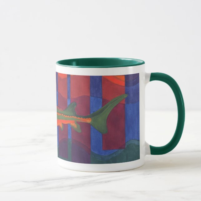 Caneca Por do sol do esturjão (Direita)
