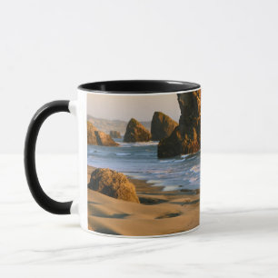 Caneca Pôr do sol, Meyers Beach, Oregon, EUA