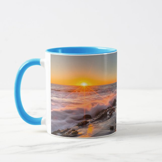 Caneca Pôr do sol na Praia Victoria (Esquerda)