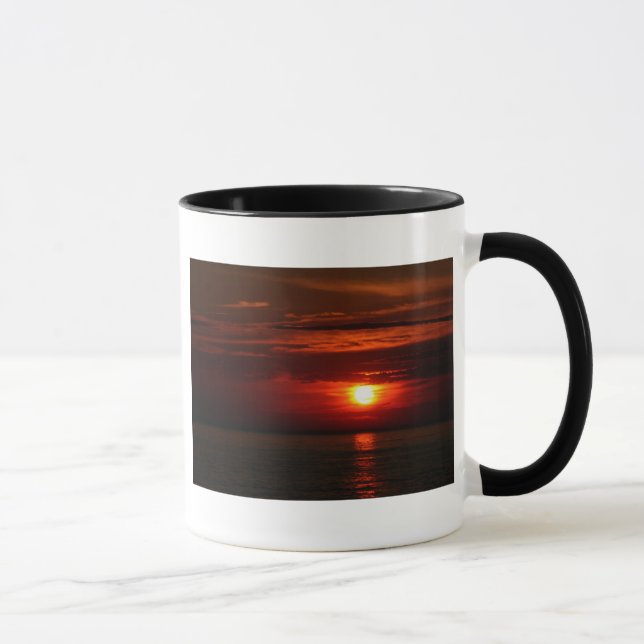 Caneca Por do sol no lago (Direita)