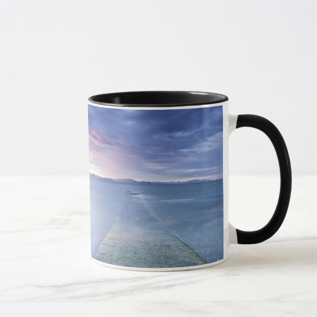 Caneca Por do sol sobre a baía de Dundalk (Direita)