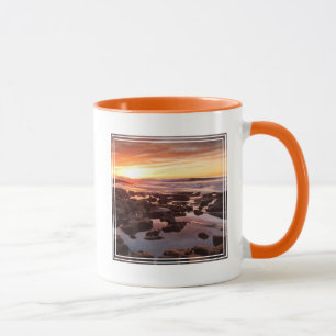Caneca Pôr do Sol Sobre Piscinas de Maré