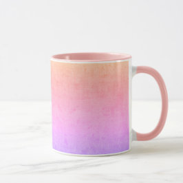 Caneca pôr do sol suave
