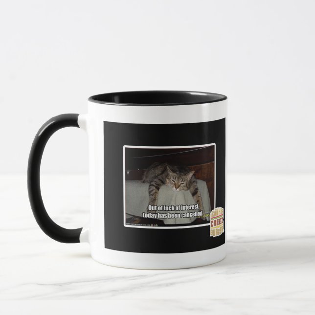 Caneca Por falta de interesse (Esquerda)