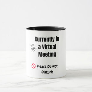 Caneca 'Por Favor Não Perturbe' para Colegas de Tr