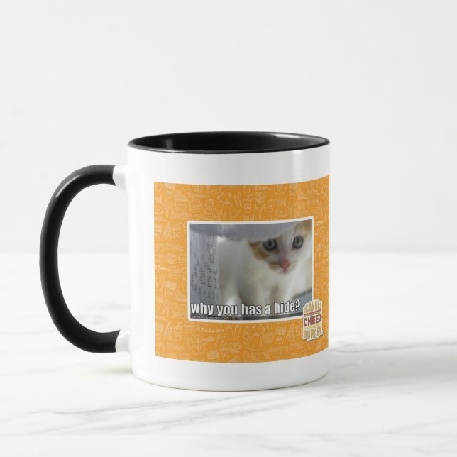 Caneca Por que você tem um couro cru? (Esquerda)