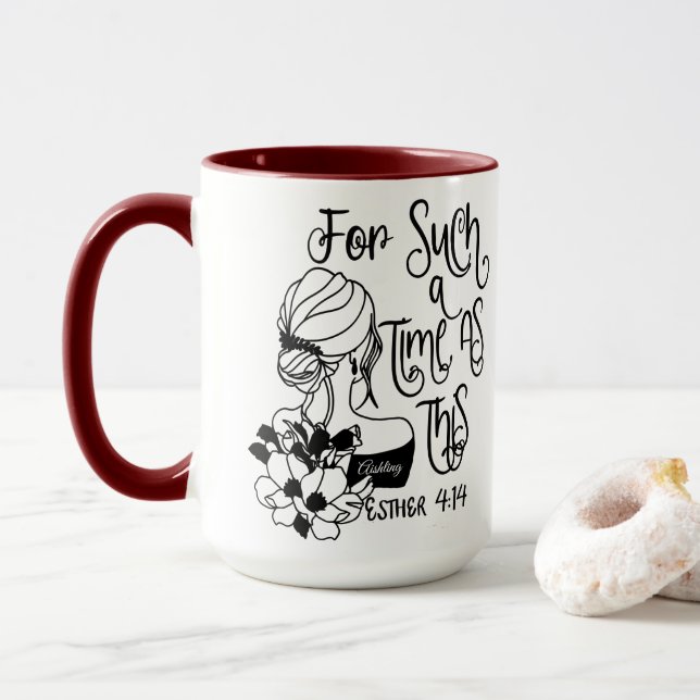 Caneca Por Um Tempo Que Este Éster Personalizou (Com Donut)