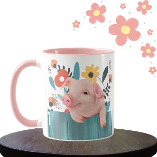 Caneca Porco de Bebê Amigável Bebê-Cujo