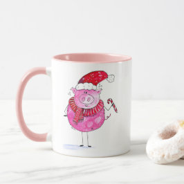 Caneca Porco de Natal Whimsso