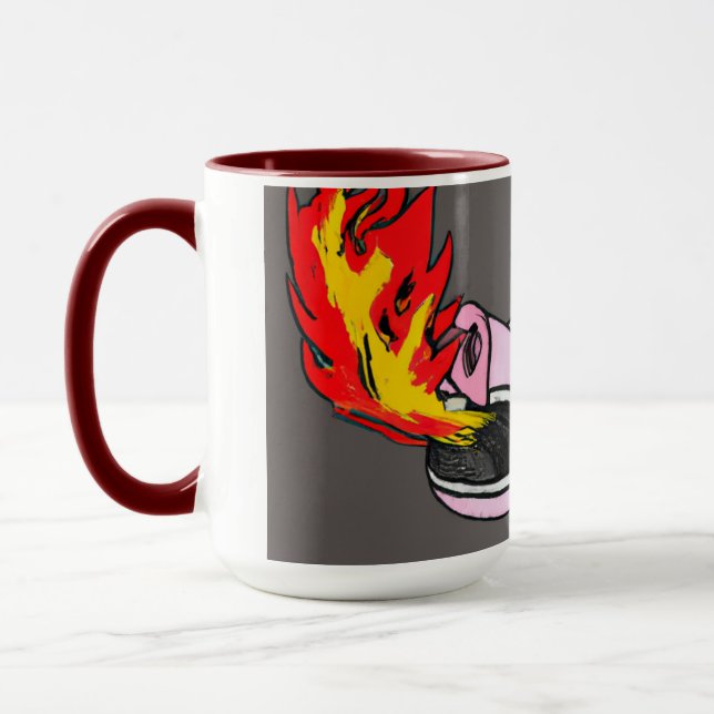 Caneca Porco de Respiração de Incêndio (Esquerda)
