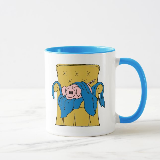 Caneca Porco do Giblet em uma cobertura (Direita)