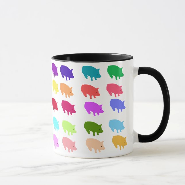 Caneca Porcos Arco-Íris (Direita)