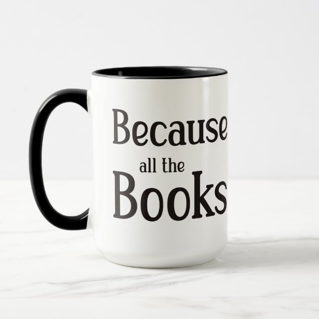 Caneca Porque Todos Os Livros (Esquerda)