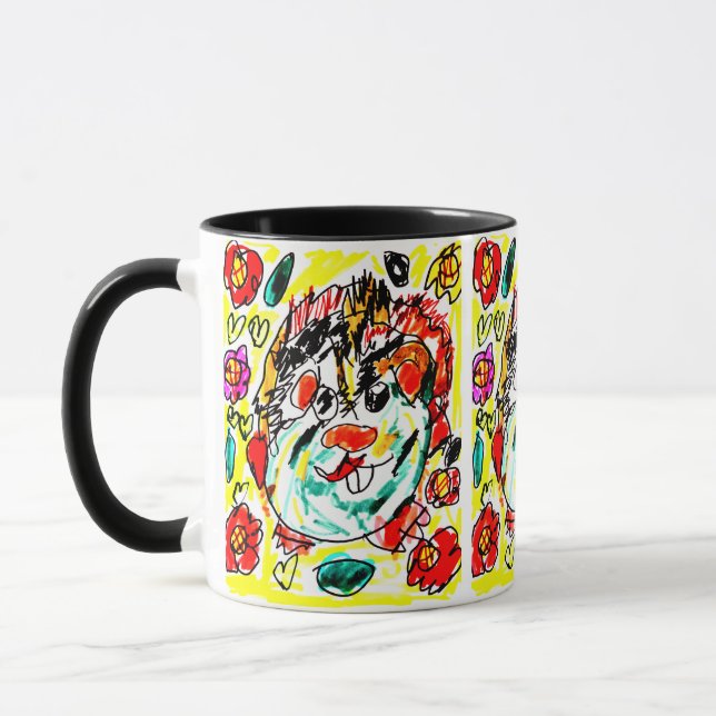 Caneca Porquinho-da-índia fofo  (Esquerda)