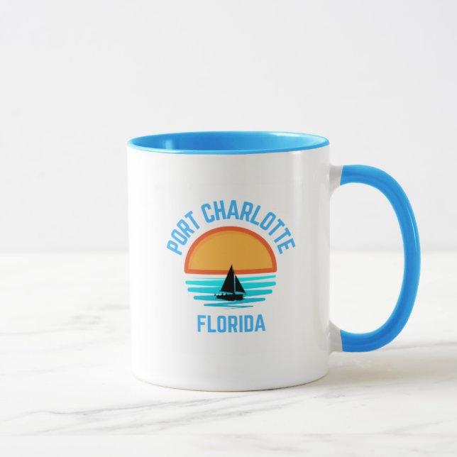 Caneca Port Charlotte Florida Coffee Mug (Direita)