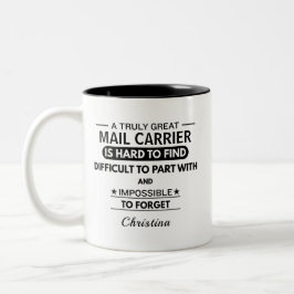 Caneca Portador de Correspondência Personalizado Obrigado