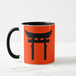 Caneca portão torii (vermelho)