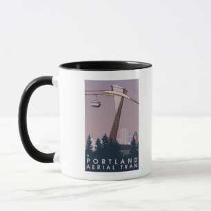 Caneca Portland, cena do bonde de OregonAerial