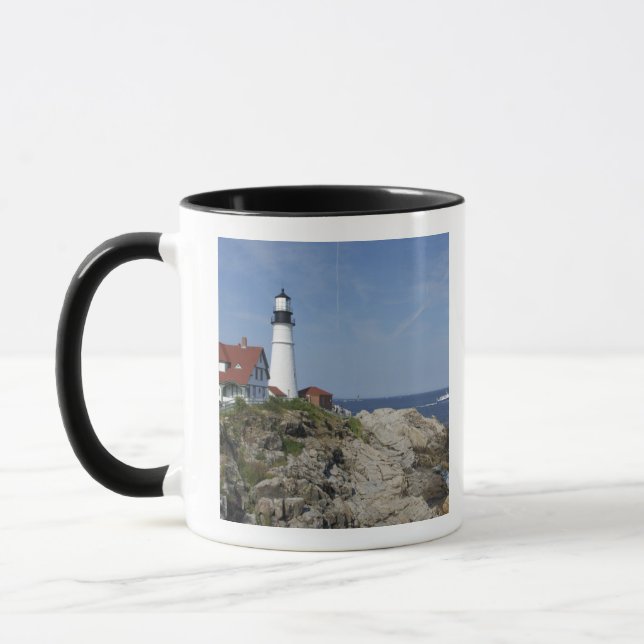 Caneca Portland Head Light, Cabo Elizabeth, Maine, (Esquerda)