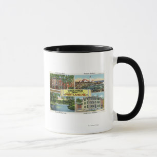 Caneca Portland, MaineGreetings com de cénico