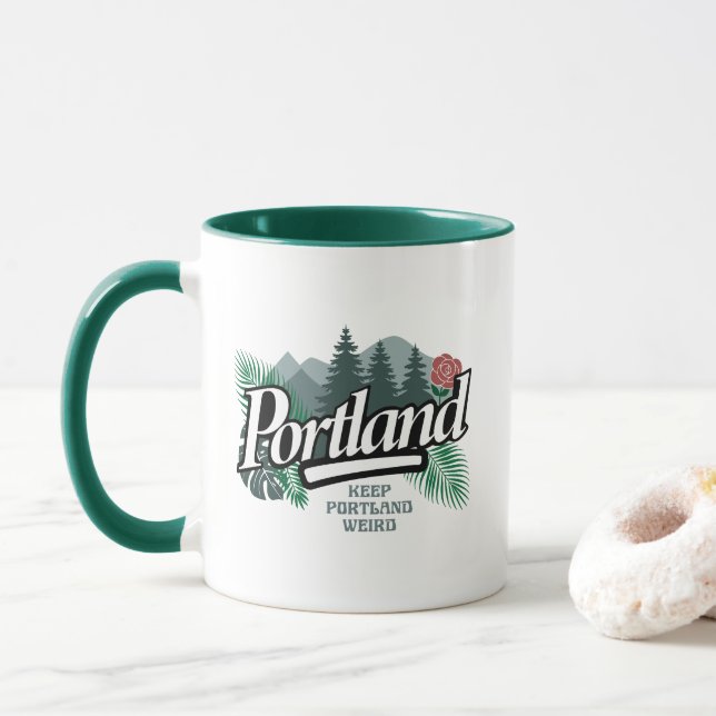 Caneca Portland Oregon (Com Donut)