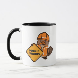 Caneca Portland Public Works Platypus Mug