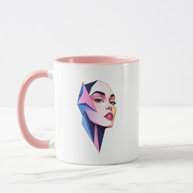 Caneca Portrait d'une femme de caractère. (Esquerda)