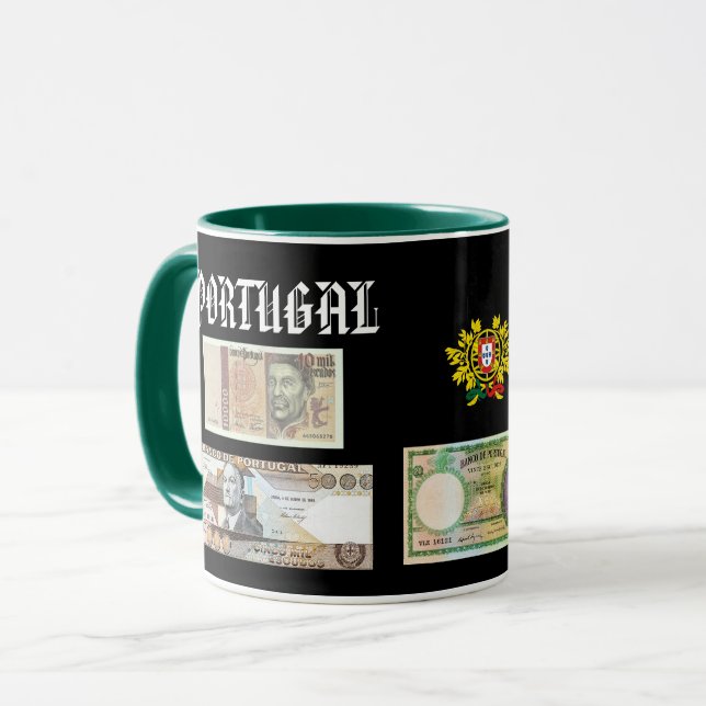 Caneca Portugal Money Mug Histórica (Frente Esquerda)