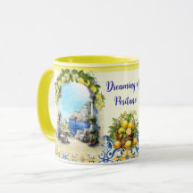 Positano Mug Dreaming de Positano Lemons Amalfi