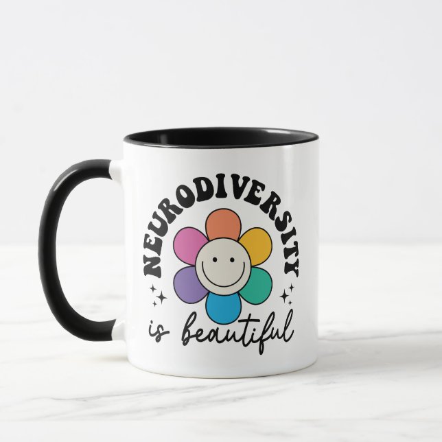 Caneca Positive Neurodiversity Acceptance Quote (Esquerda)