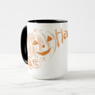 Caneca Posse de Halloween Jack o Lanterns