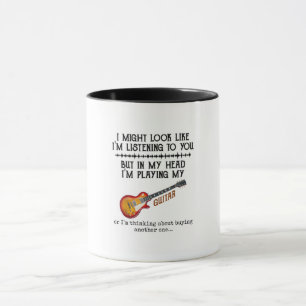 Caneca Posso parecer que estou te ouvindo, mas na minha