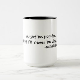 Caneca Posso ser popular, mas nunca serei viral