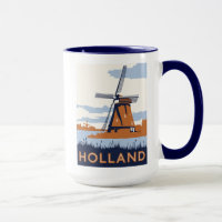 Poster de Holland do vintage