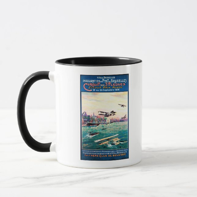 Caneca Poster de plano flutuante cancelado (Esquerda)