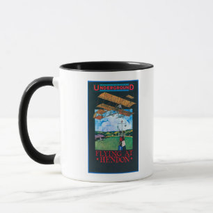 Caneca Poster excedente Grahame-Branco e plano do
