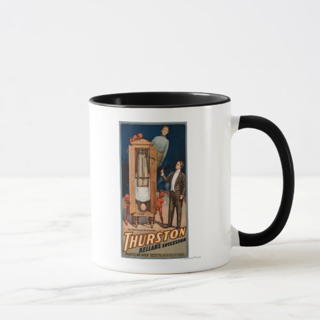 Caneca Poster mágica do sucessor de Thurston Kellar (Direita)