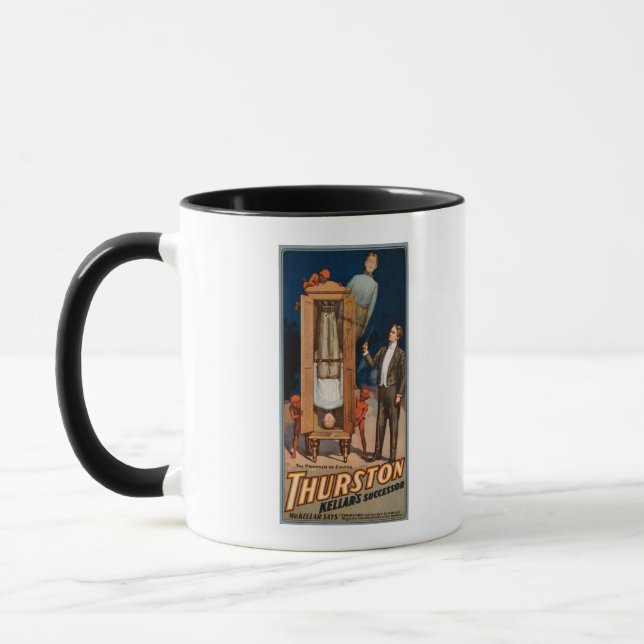 Caneca Poster mágica do sucessor de Thurston Kellar (Esquerda)