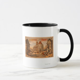 Caneca Poster novo magnífico de Faust Nuremberg Alemanha