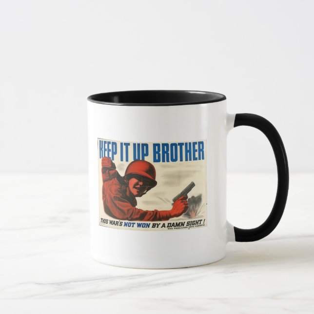 Caneca Poster vintage Mug WII (Direita)