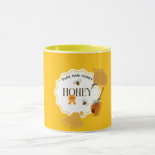 Caneca Pote de Mel Abelha Mel Colmeia Apiário