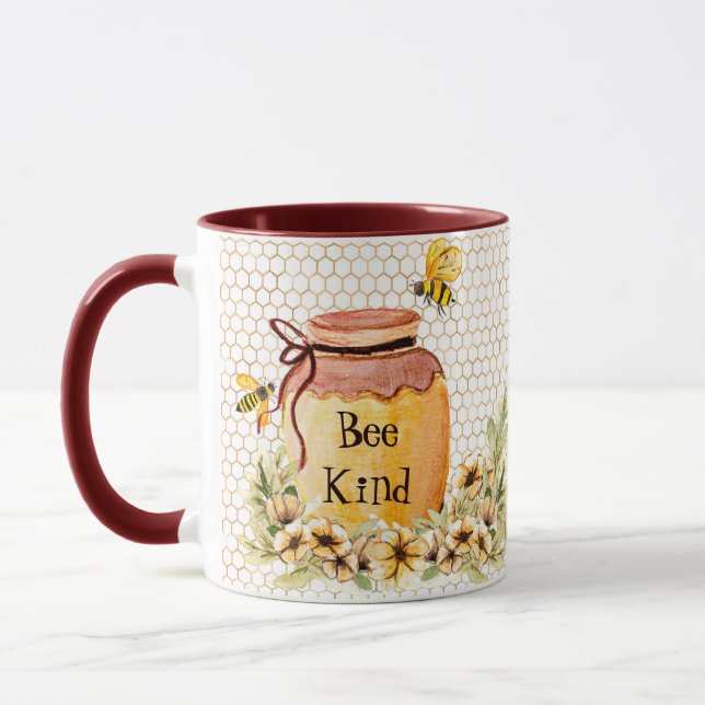 Caneca Pote de mel bee kind (Esquerda)