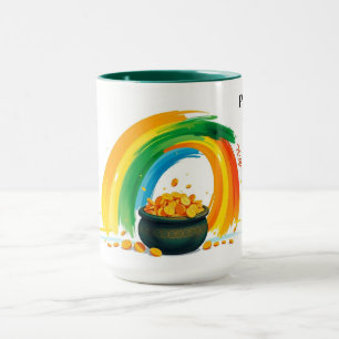 Caneca Pote de Ouro Personalizado do Dia de São Patrício