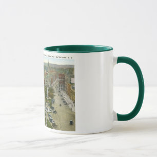 Caneca Praça pública, vintage 1928 de Watertown NY