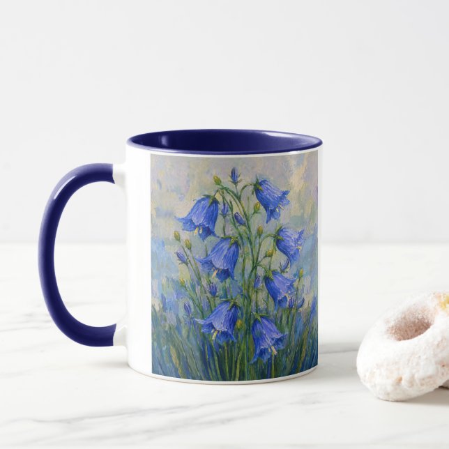 Caneca Prado de Campainhas Azuis (Com Donut)