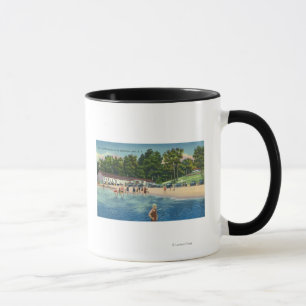 Caneca Praia Balnear de Ryall no Lago de Saratoga View