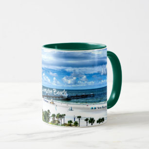 Caneca Praia de Clearwater, Flórida, destino de férias